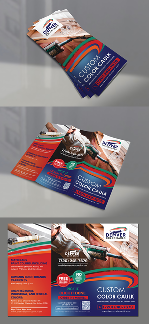 Flyer Design by BLUE WINGS for Denver Color Caulk | Design #29776621