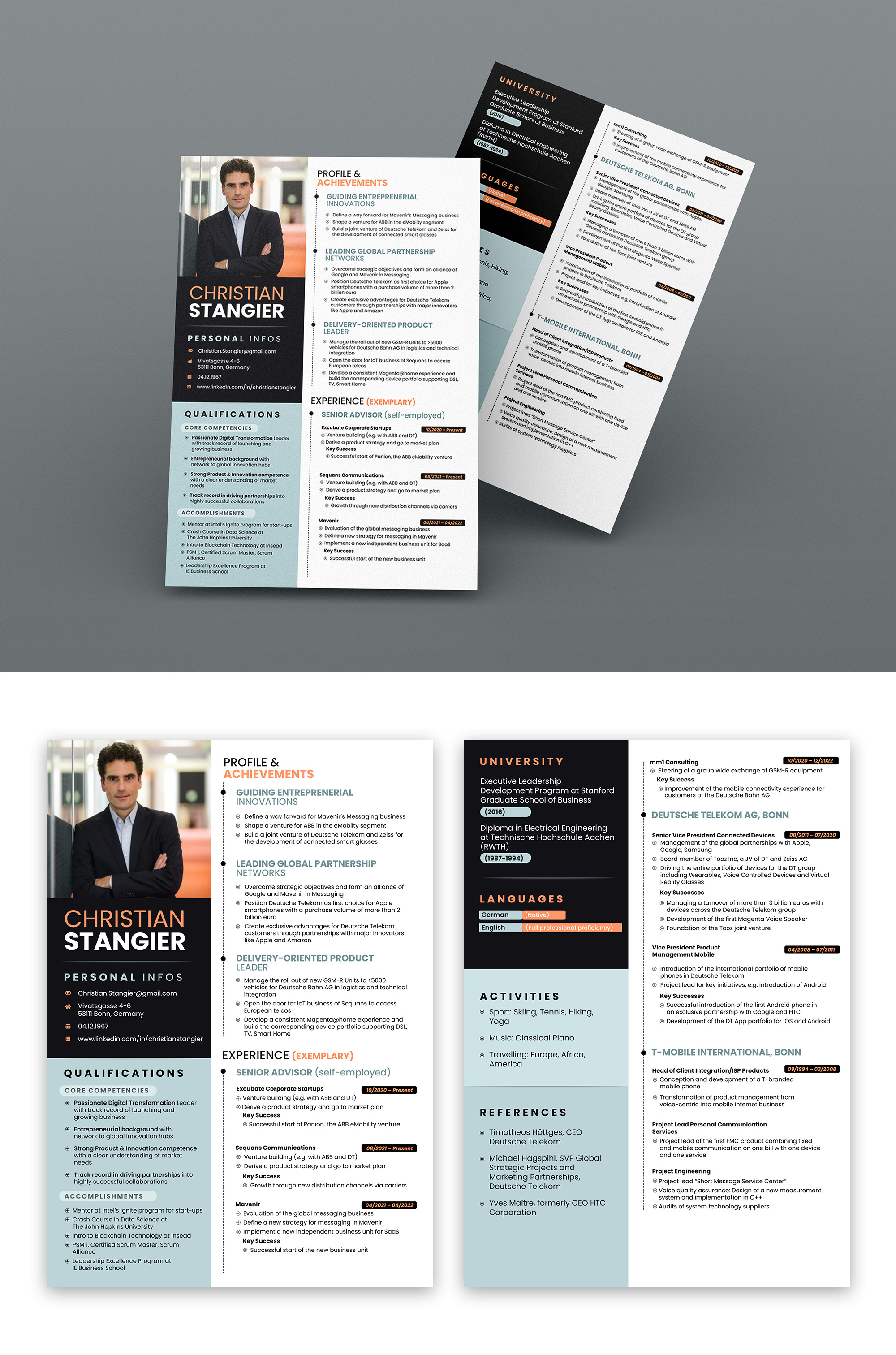 Design de CV par debdesign pour ce projet | Design #29783738