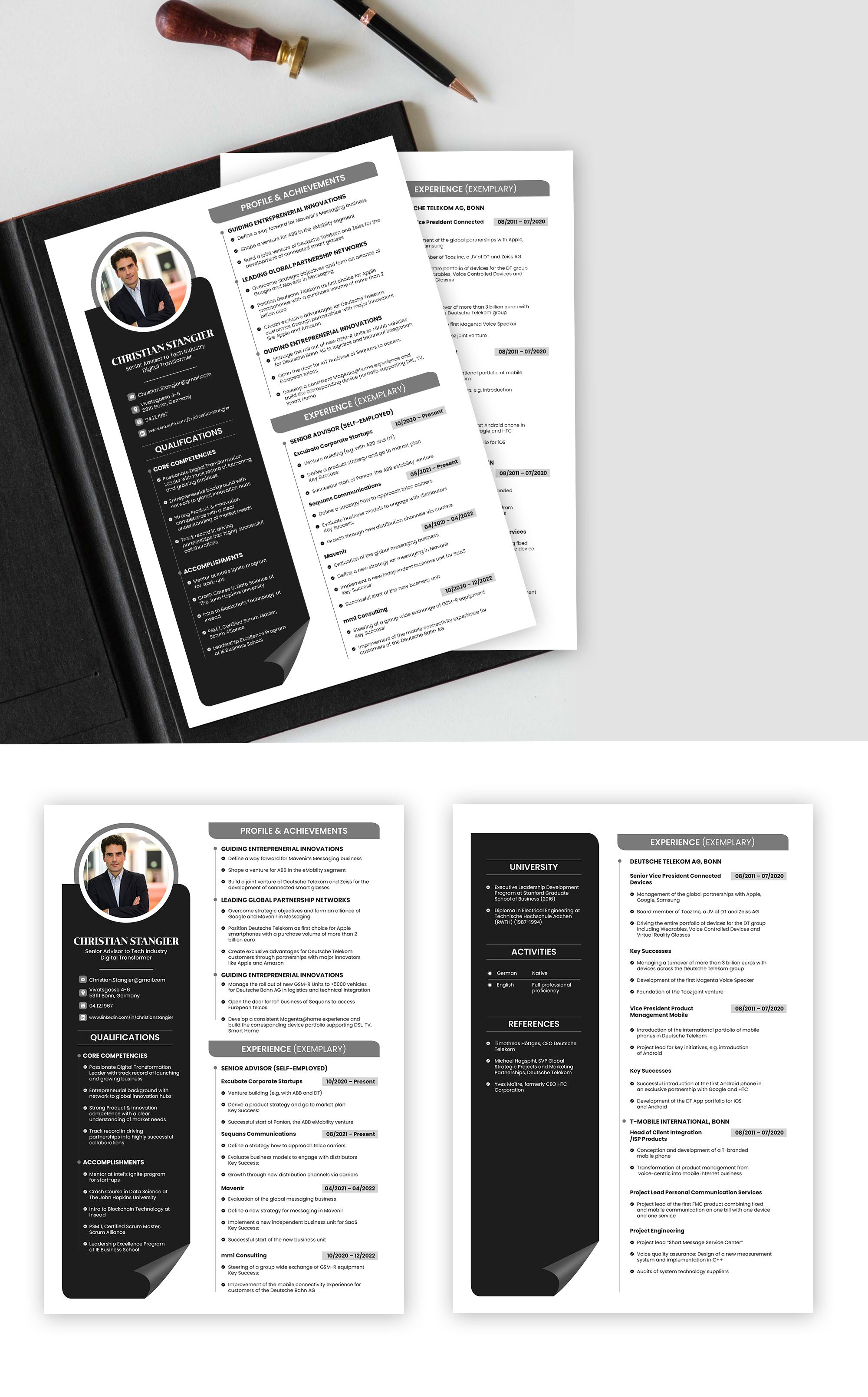 Resume Design by debdesign for this project | Design #29783833