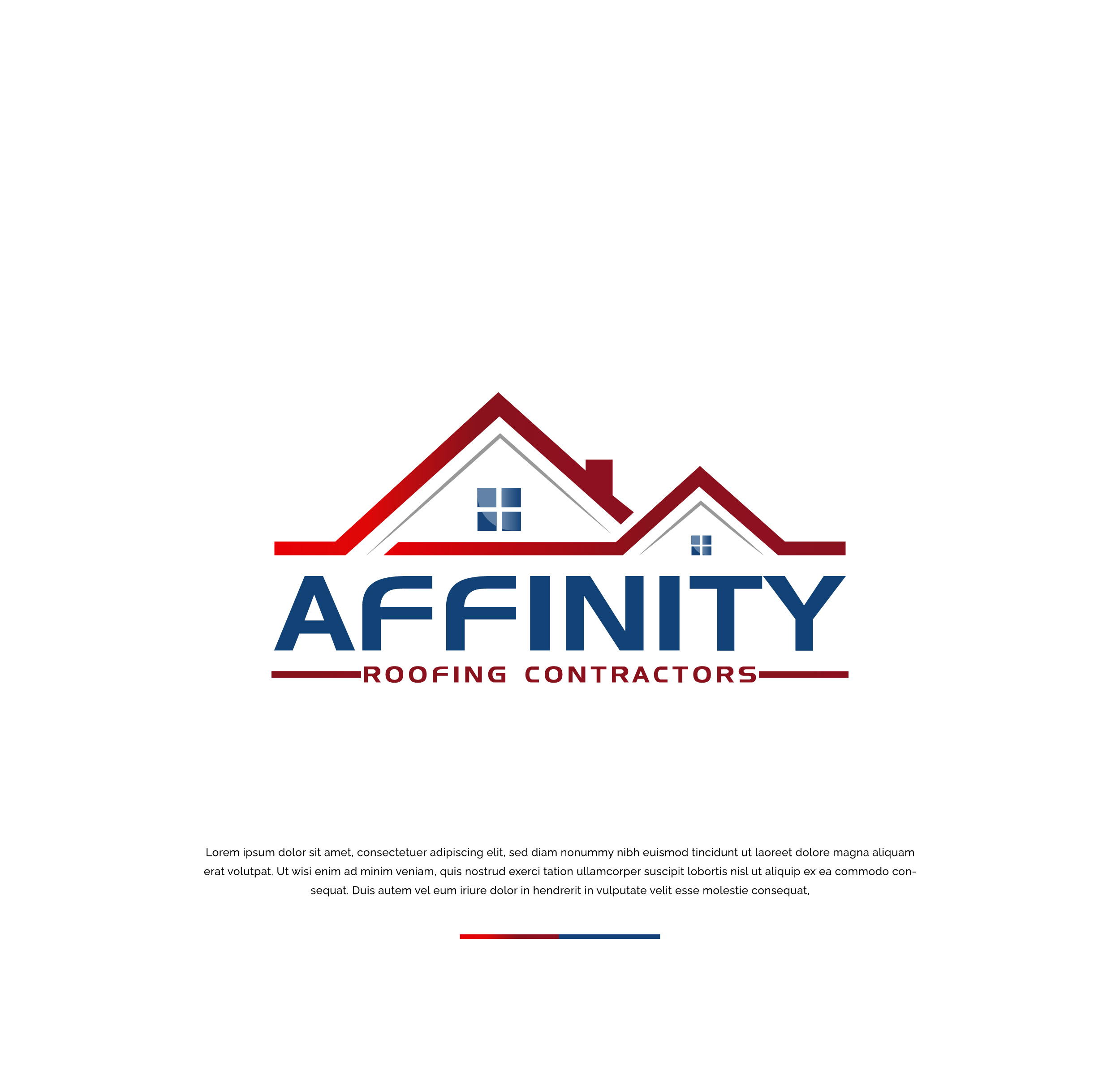 Design de Logo par mehedi.h pour Affinity Roofing Contractors | Design #29778922
