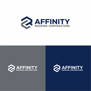 Diseño de Logo por melzh para Affinity Roofing Contractors | Diseño: #29779947