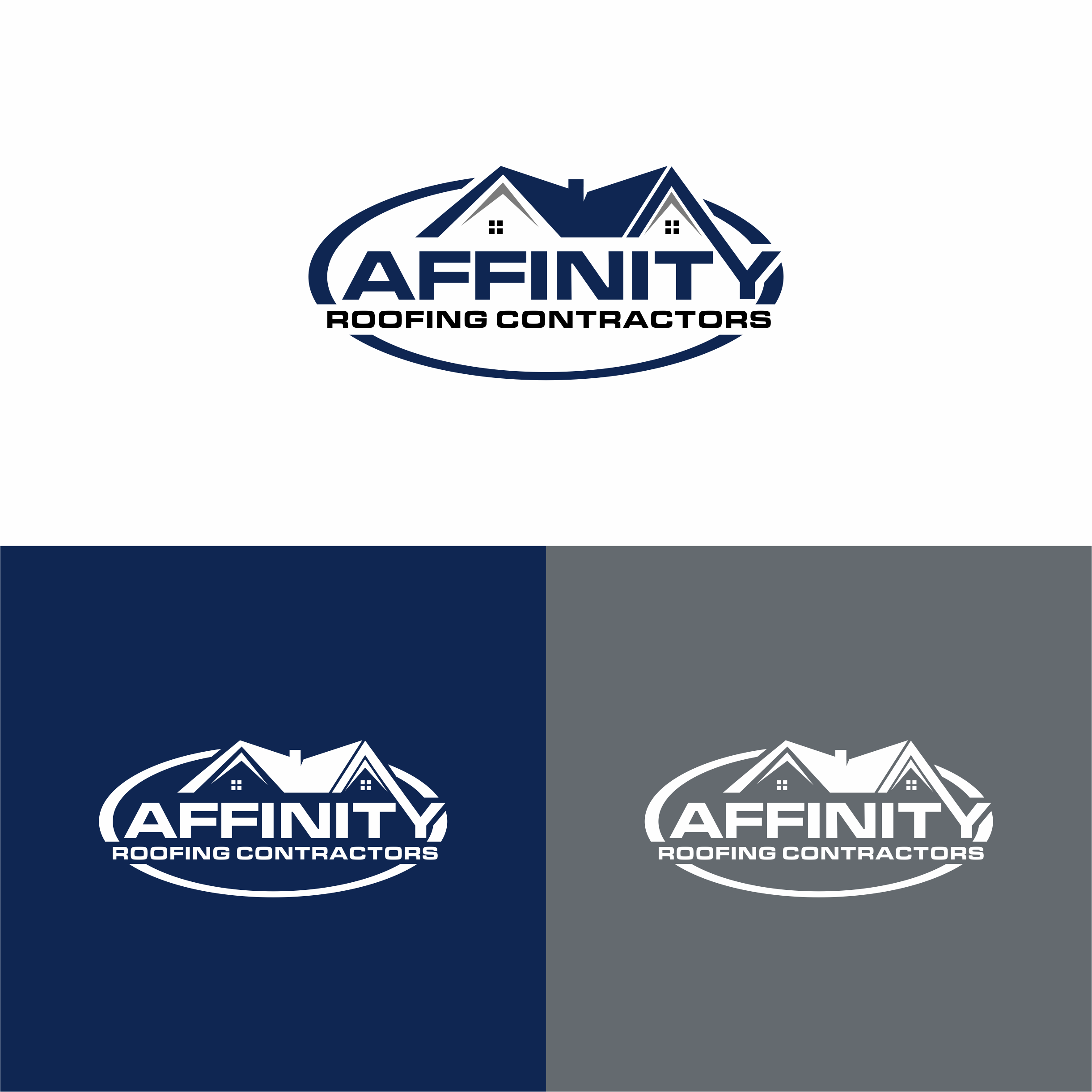 Logo-Design von melzh für Affinity Roofing Contractors | Design #29792717