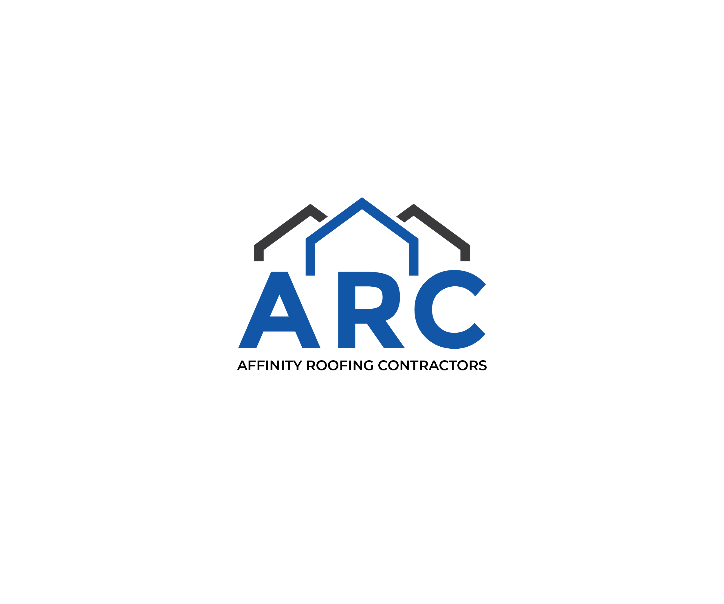 Logo-Design von Editeight26 für Affinity Roofing Contractors | Design #29789684