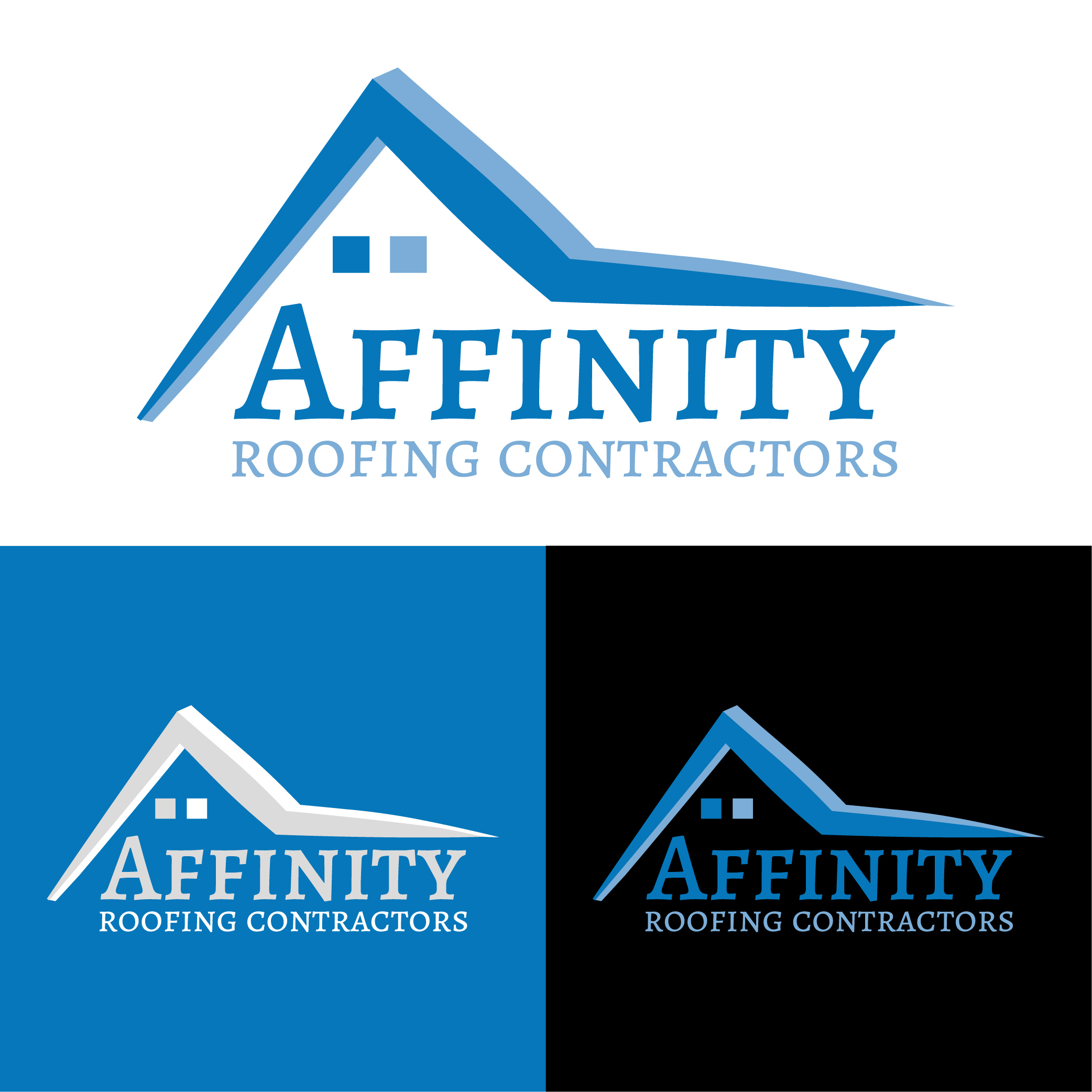 Design de Logo par Iam Studio pour Affinity Roofing Contractors | Design #29784827