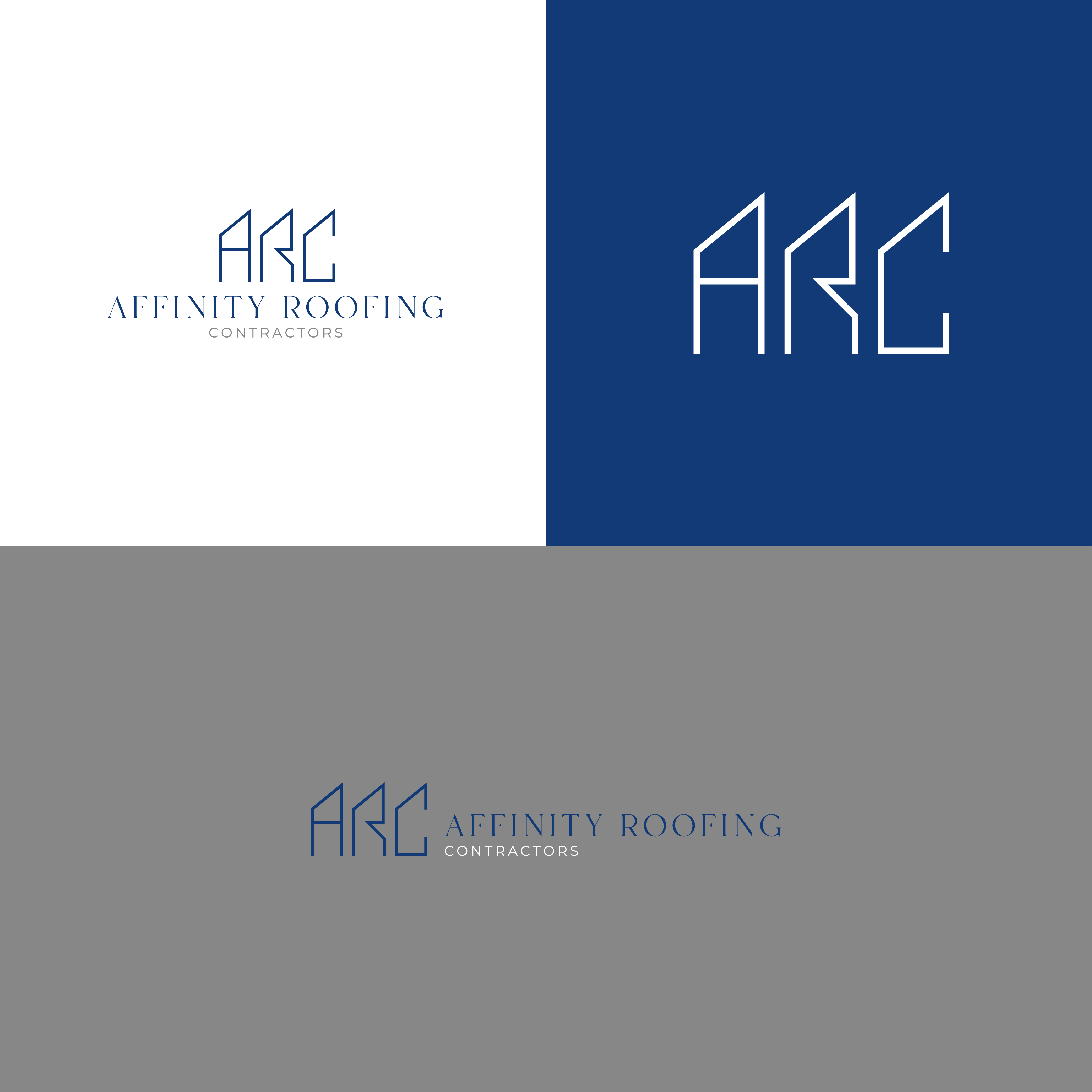 Logo Design by ulafra© for Affinity Roofing Contractors | Design #29815494