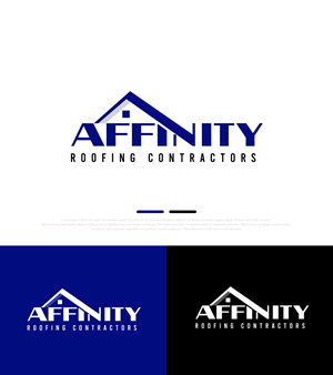 Diseño de Logo por ecorokerz para Affinity Roofing Contractors | Diseño: #29781724