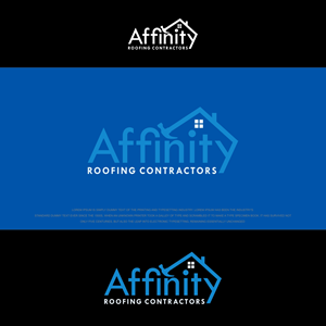 Diseño de Logo por fly  design para Affinity Roofing Contractors | Diseño: #29782420