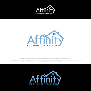 Diseño de Logo por fly  design para Affinity Roofing Contractors | Diseño: #29782421