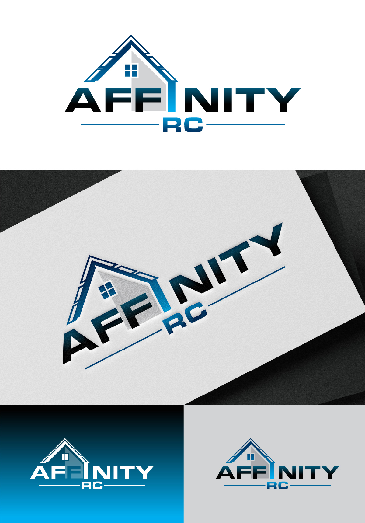 Logo Design by DesignLima for Affinity Roofing Contractors | Design #29785012