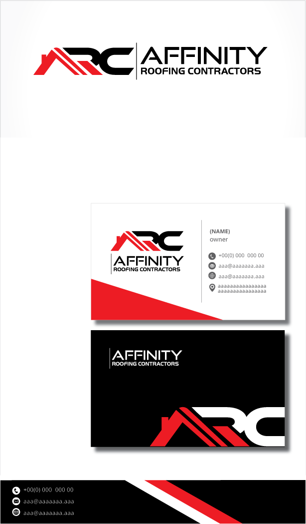 Diseño de Logo por zebronicgraphic para Affinity Roofing Contractors | Diseño #29779318