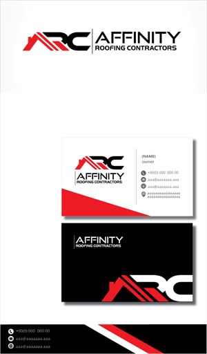 Diseño de Logo por zebronicgraphic para Affinity Roofing Contractors | Diseño: #29779318