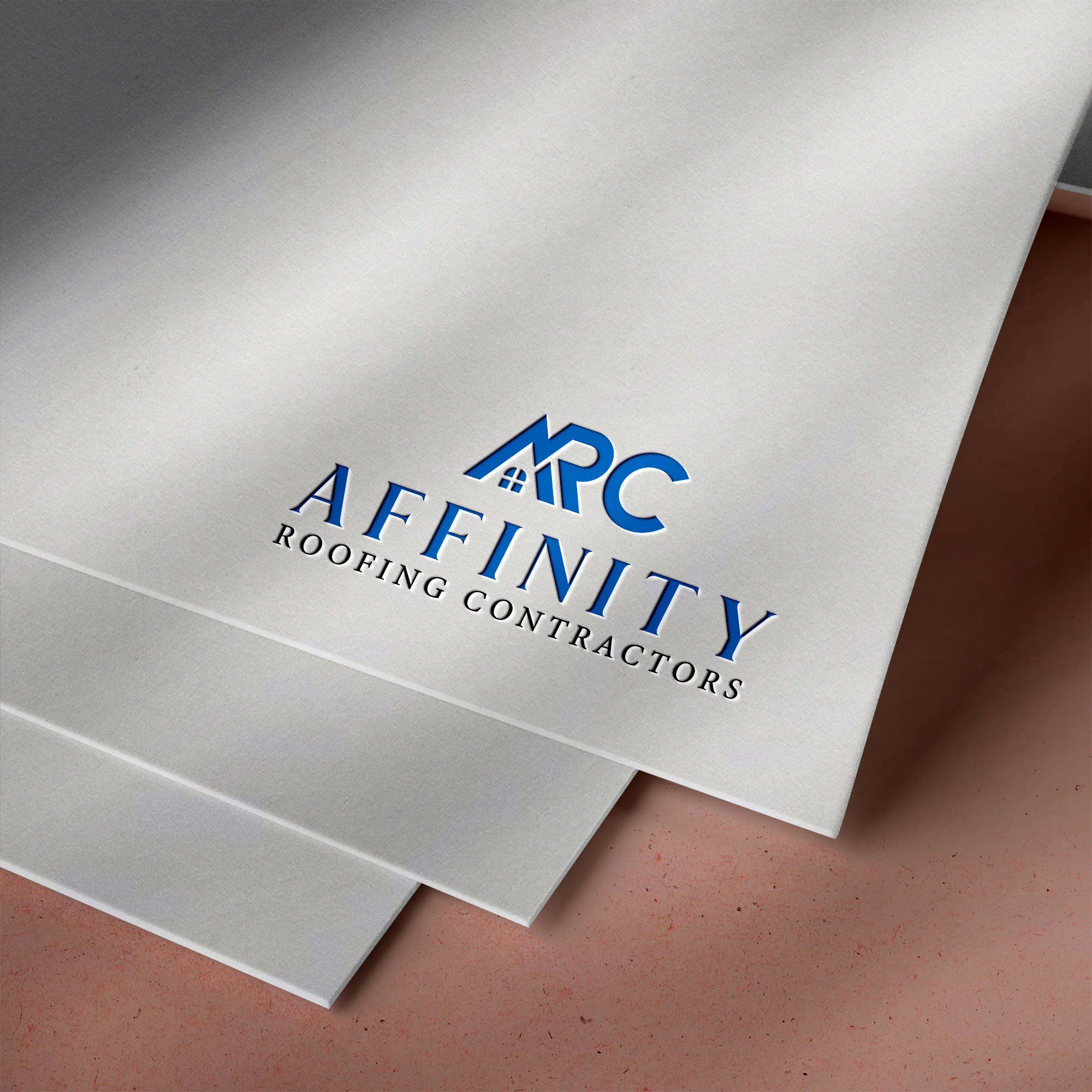 Logo Design by Lukil Araya for Affinity Roofing Contractors | Design #29816434