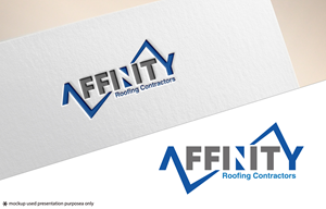 Diseño de Logo por Rubia@ para Affinity Roofing Contractors | Diseño: #29781509