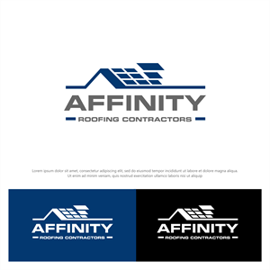 Diseño de Logo por ThiagoB para Affinity Roofing Contractors | Diseño: #29780034