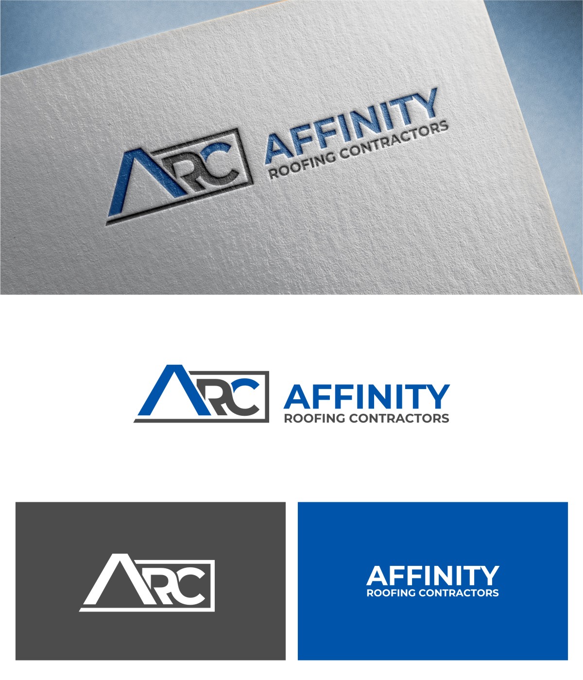 Diseño de Logo por OrianO-70 para Affinity Roofing Contractors | Diseño #29816792
