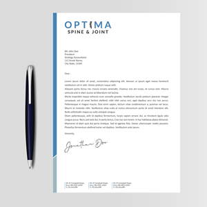 Letterhead Design by Designers Hub for this project | Design: #29785277