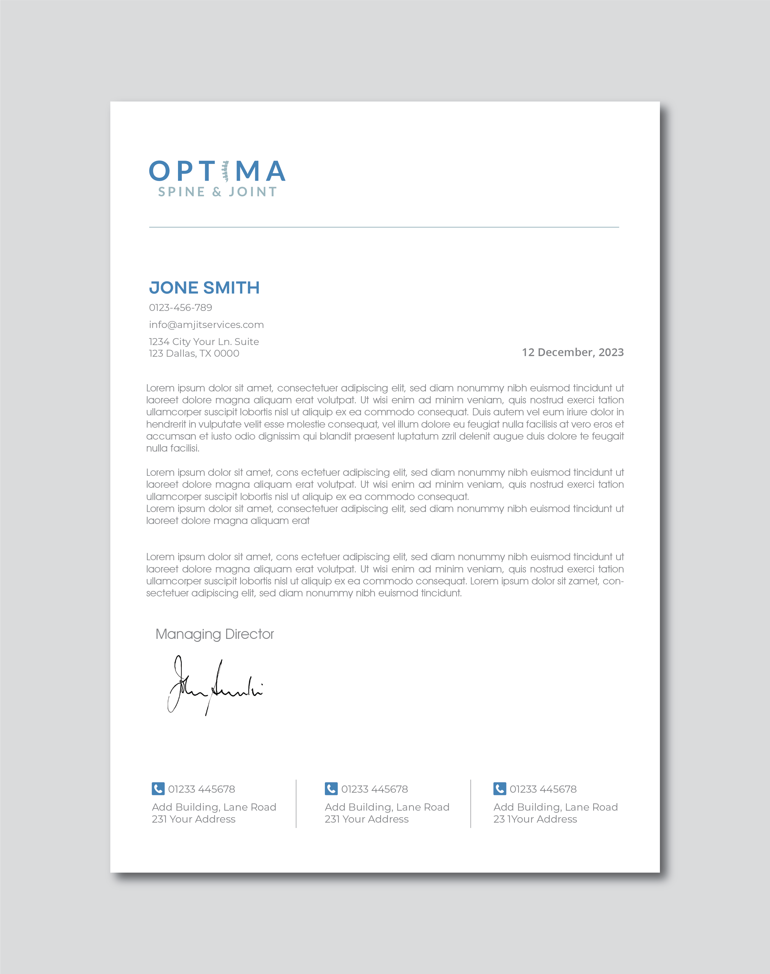 Letterhead Design by artbitin for this project | Design #29782441