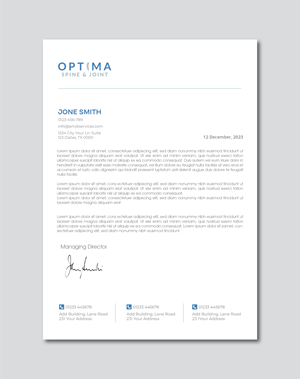 Letterhead Design by artbitin