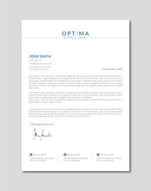 Letterhead Design by artbitin for this project | Design: #29782442