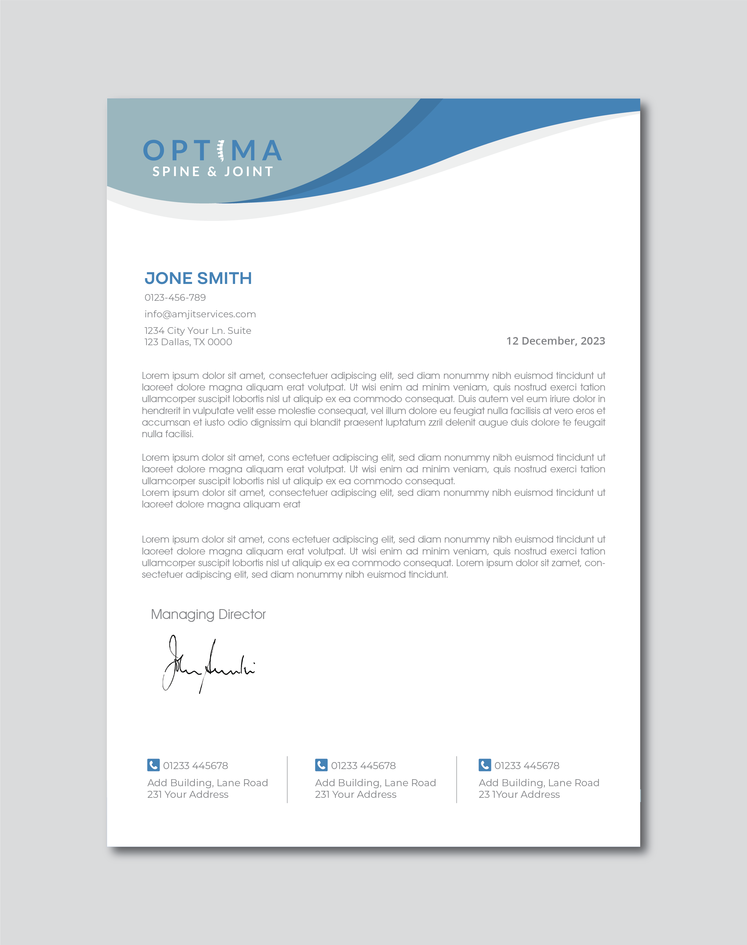 Letterhead Design by artbitin for this project | Design #29782445