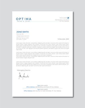 Letterhead Design by artbitin for this project | Design: #29782447