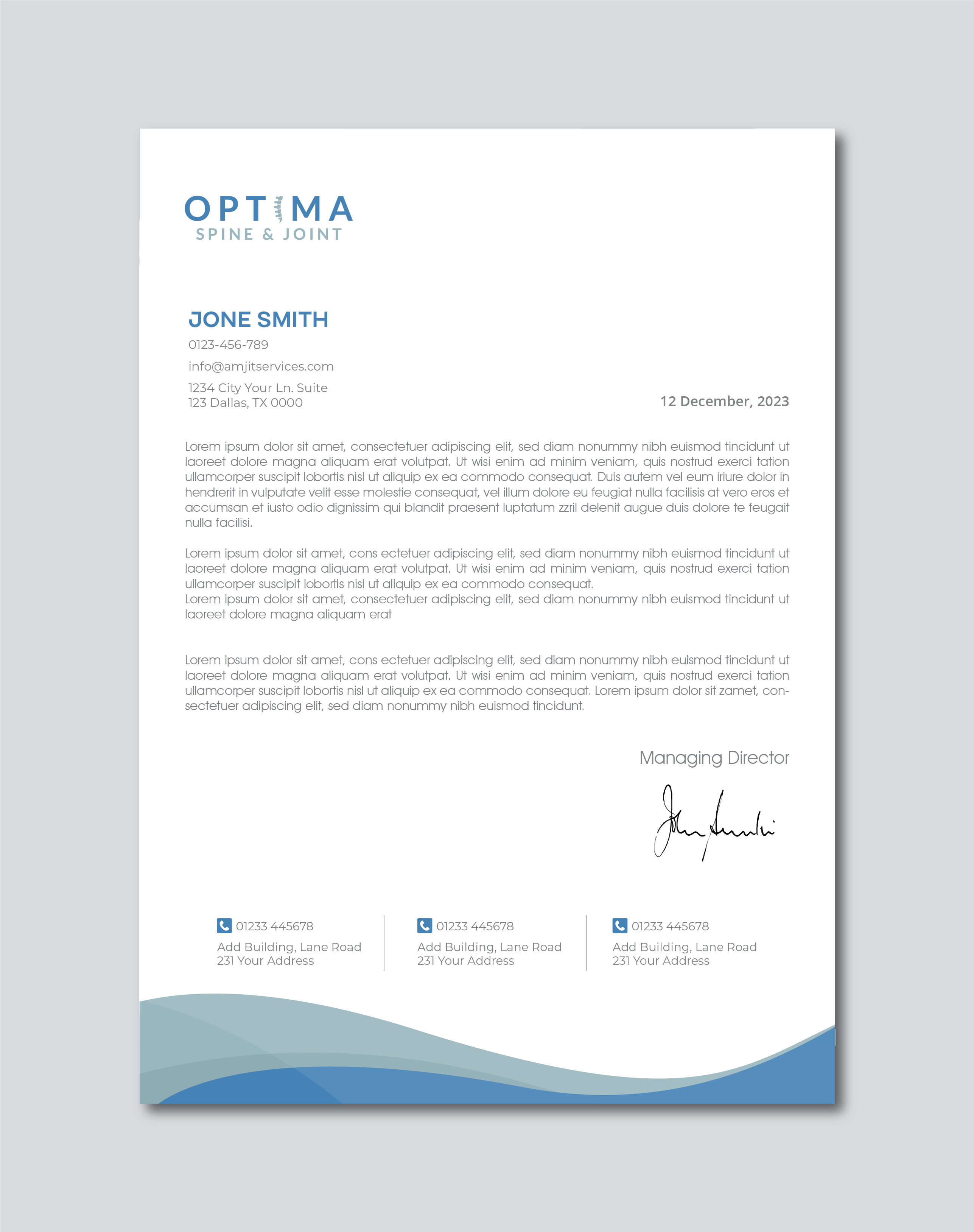Letterhead Design by artbitin for this project | Design #29782451