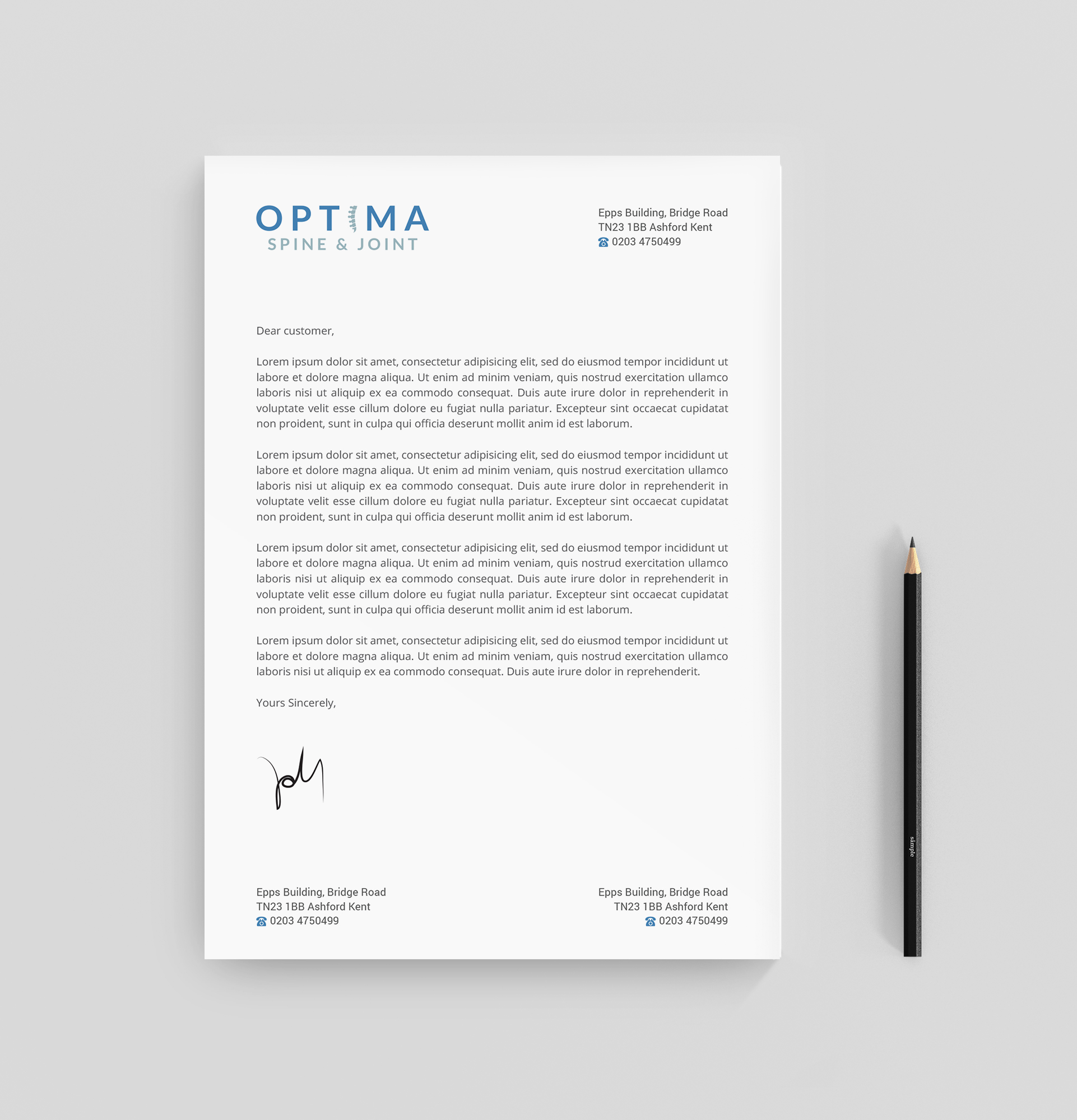 Letterhead Design by R.design for this project | Design #29781515