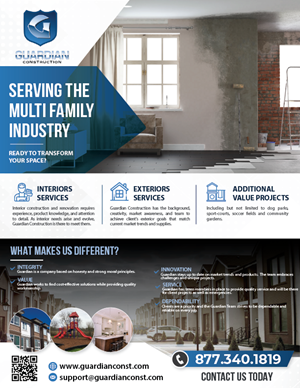 Advertisement Design by alex989 for GUARDIAN CONSTRUCTION   | Design: #29853844