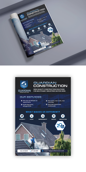 Advertisement Design by debdesign for GUARDIAN CONSTRUCTION   | Design: #29787088