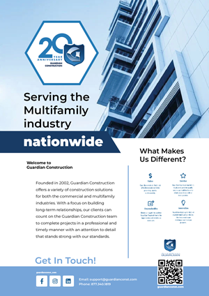 Werbe-Design von Sarina.dsg für GUARDIAN CONSTRUCTION   | Design: #29779918