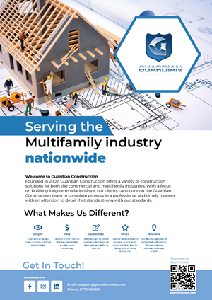 Werbe-Design von Sarina.dsg für GUARDIAN CONSTRUCTION   | Design: #29779919