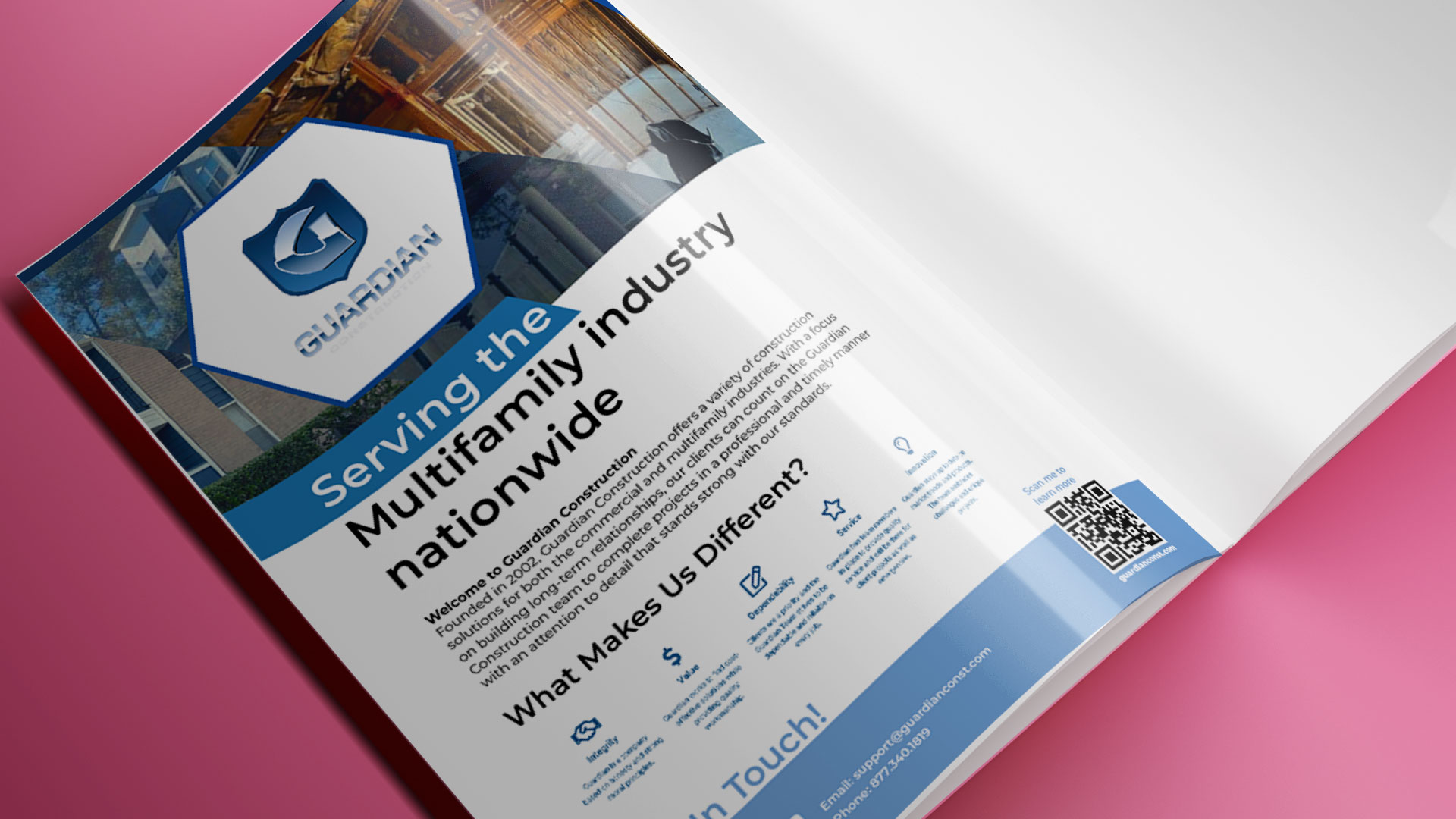 Diseño Publicitario por Sarina.dsg para GUARDIAN CONSTRUCTION   | Diseño #29779920