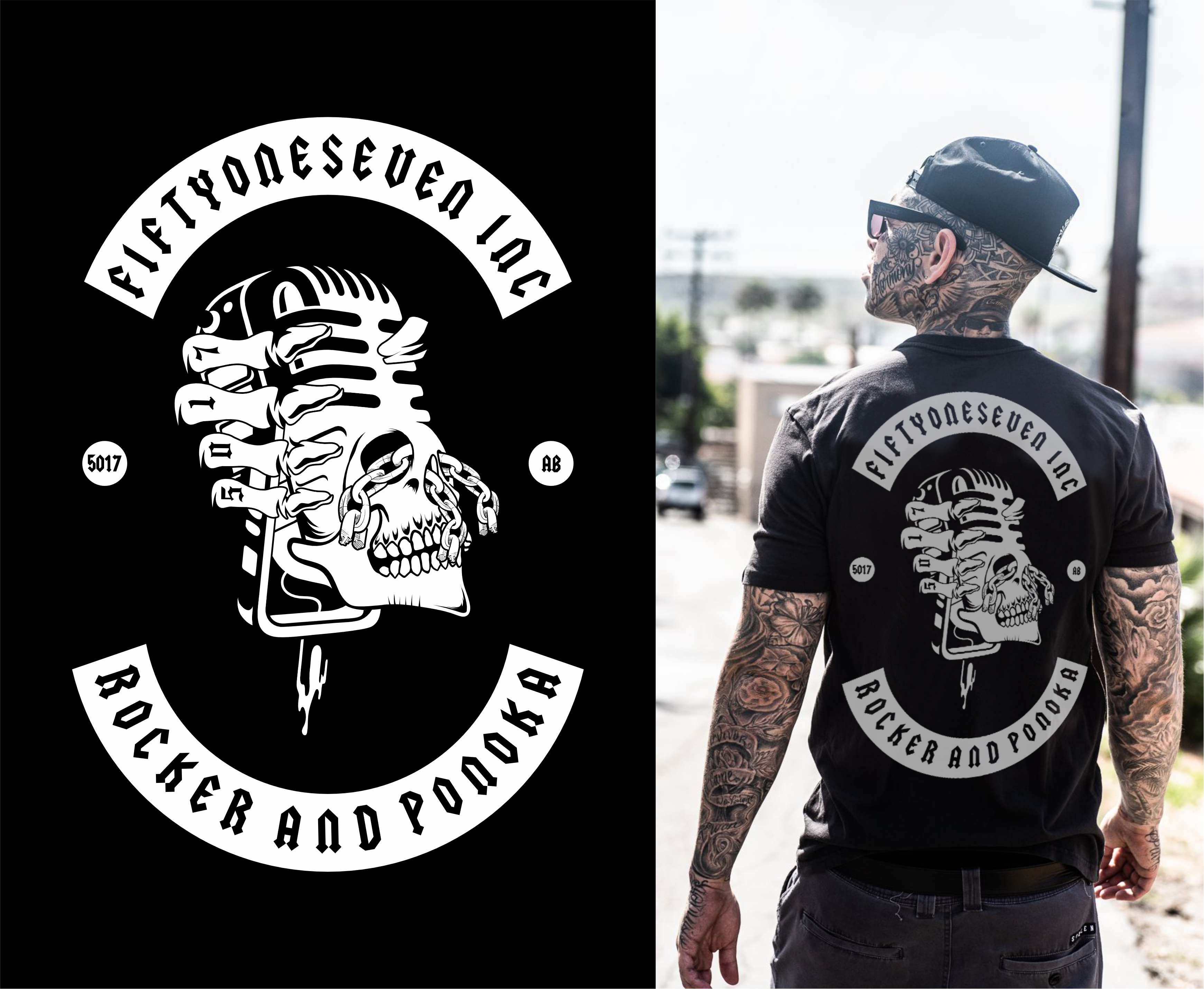 T-shirt Design by DoppelGanger Studio for FiftyOneSeven Inc | Design #29783545