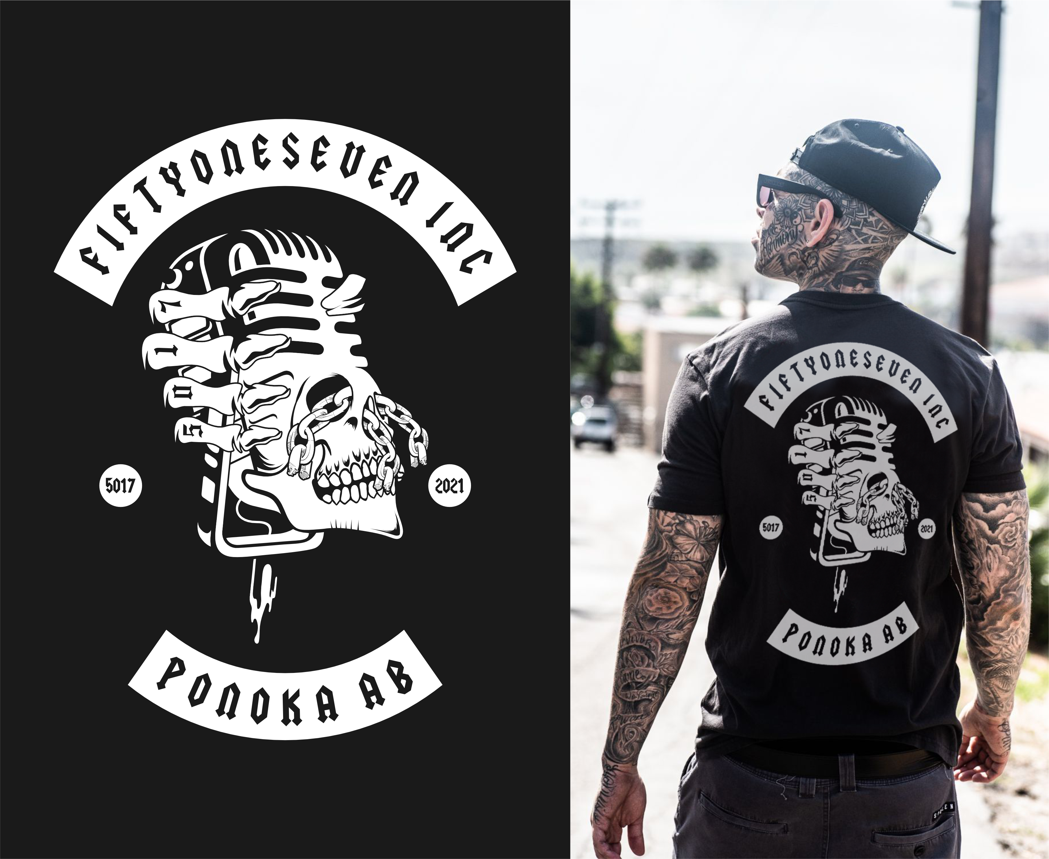 T-shirt Design by DoppelGanger Studio for FiftyOneSeven Inc | Design #29785687