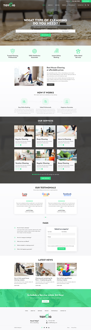 Web Design by Dolyjahin7 for this project | Design: #29799675