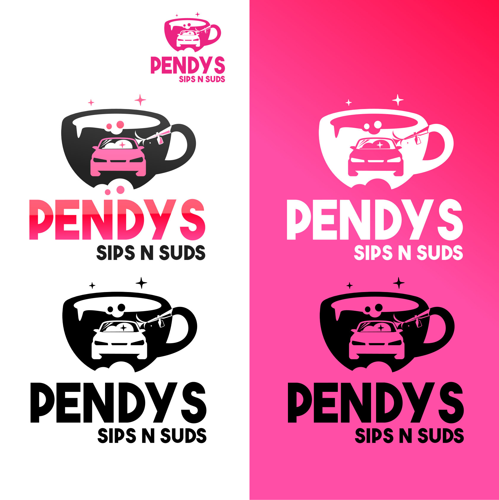 Logo Design by estefano3000 for Pendys Sip N Suds | Design #29786488