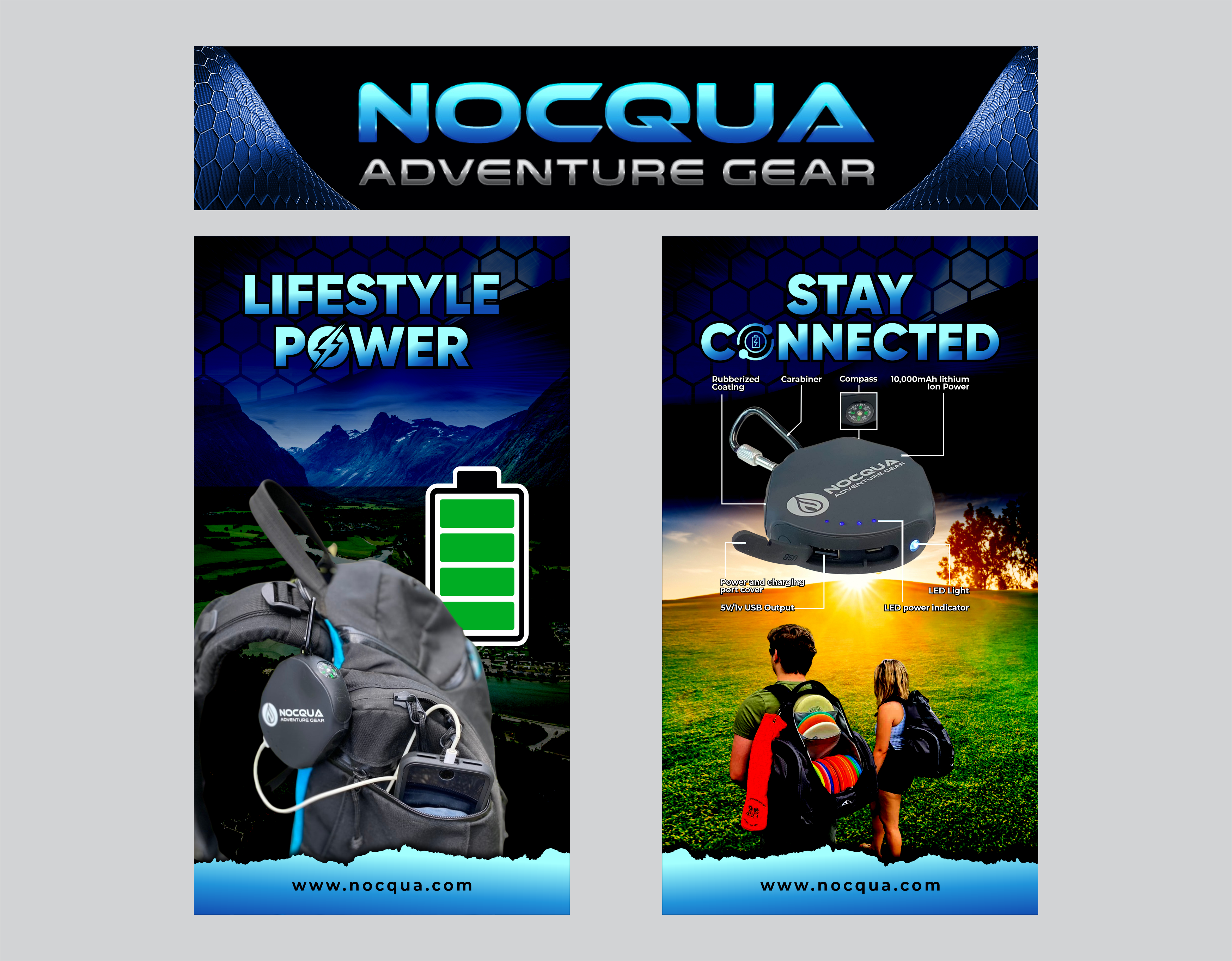 Diseño Gráfico por Excellar Hub para Nocqua Adventure Gear | Diseño #29802623