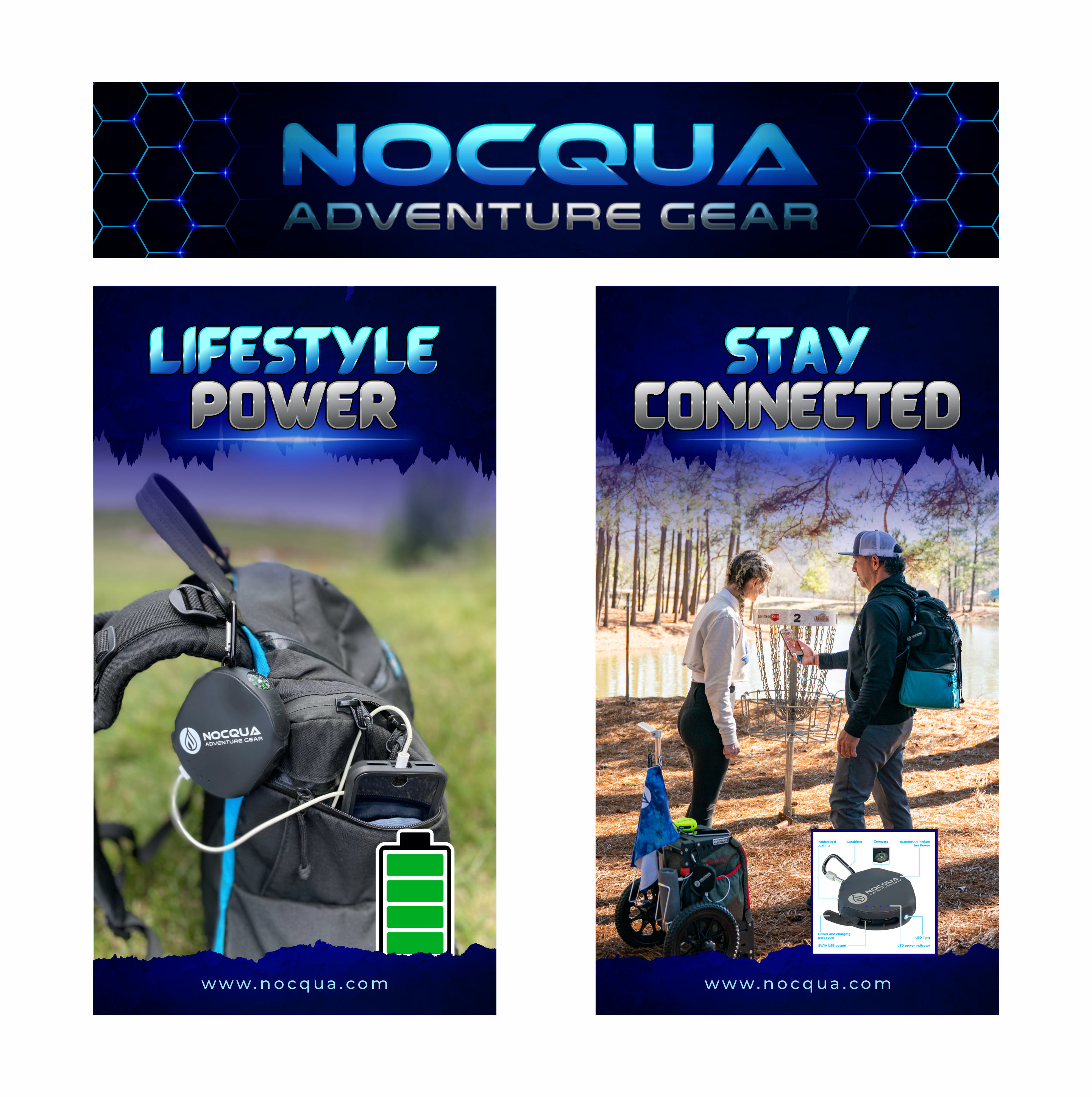 Grafik-Design von Excellar Hub für Nocqua Adventure Gear | Design #29814020