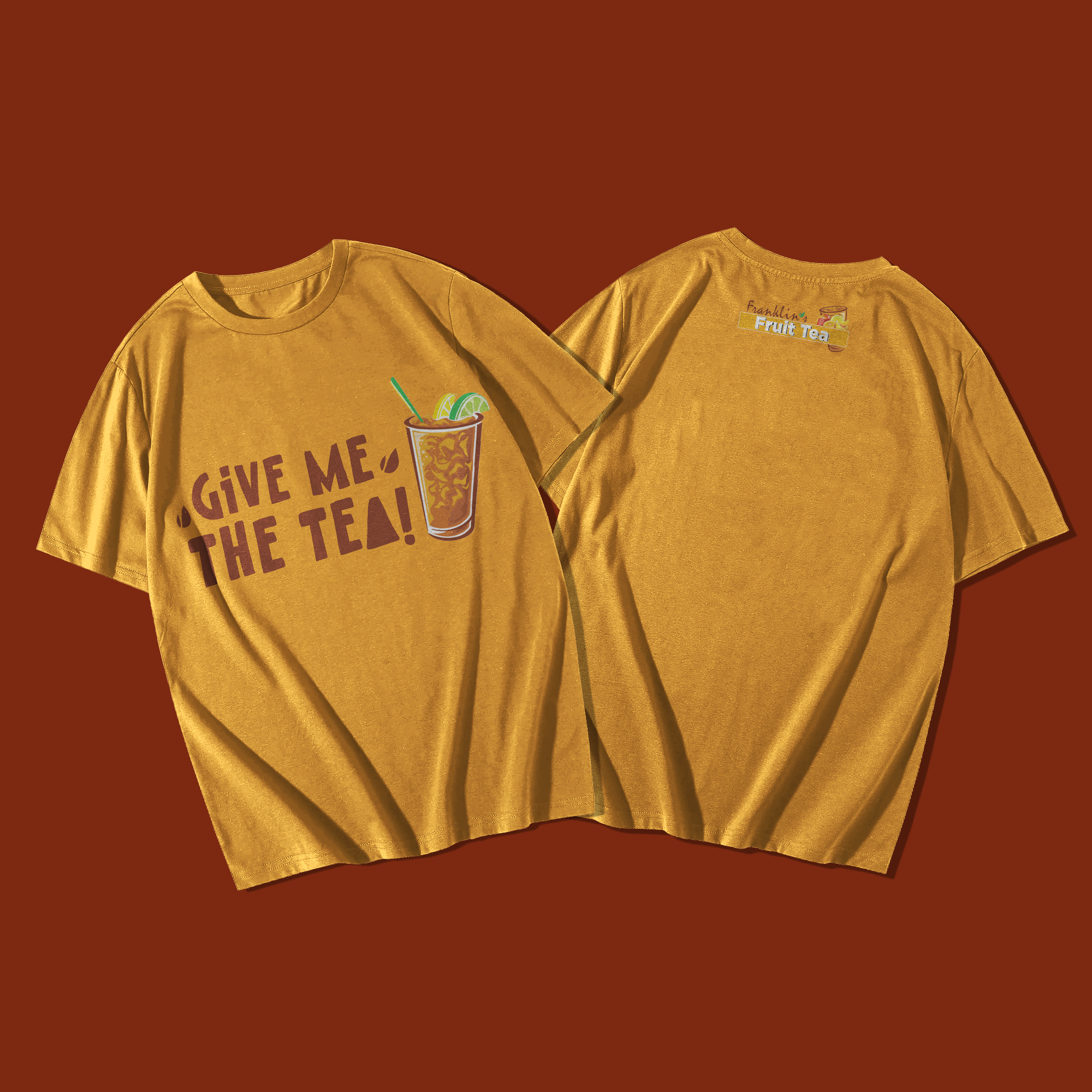 T-Shirt-Design von Jenars für Franklin's Fruit Tea | Design #29821788