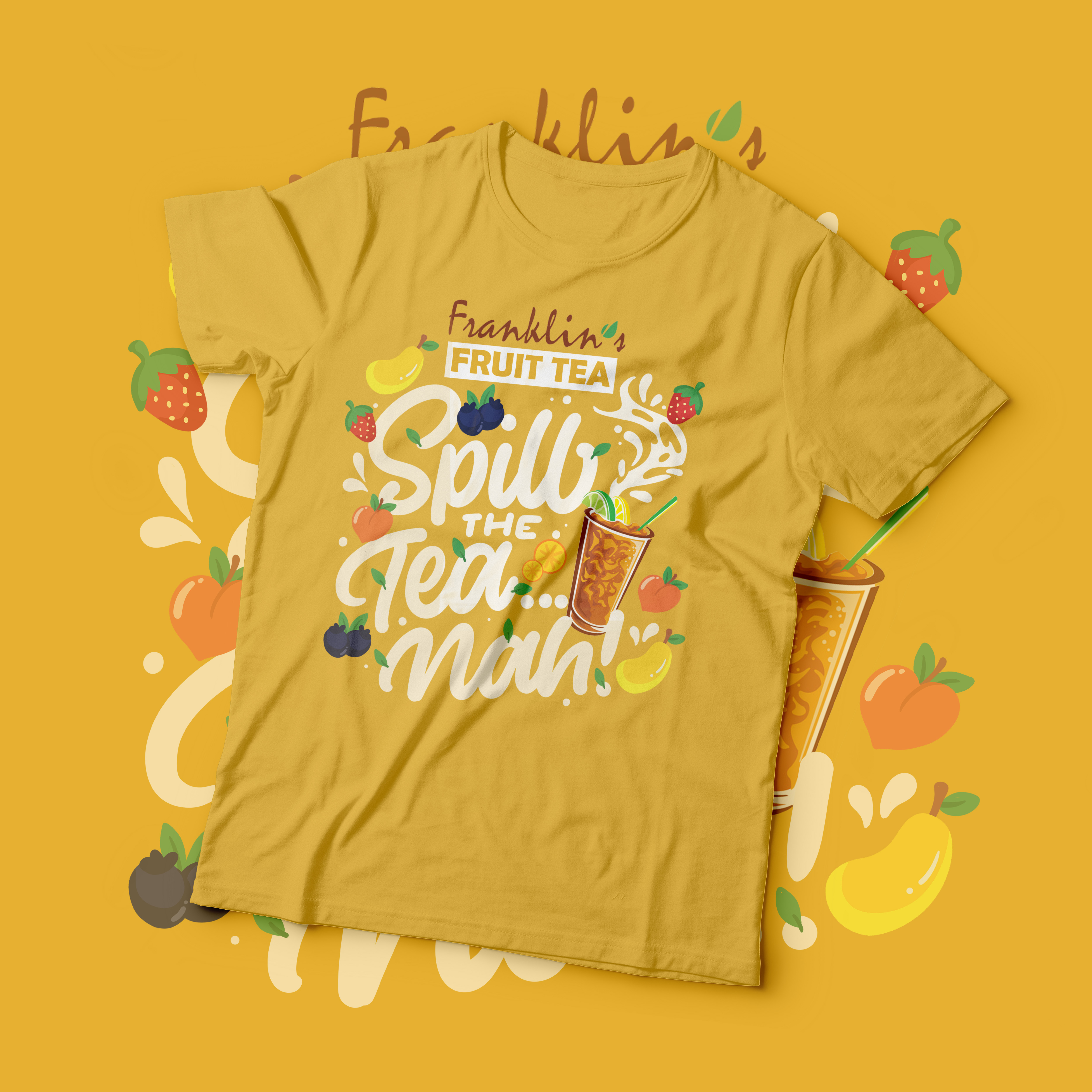 T-shirt Design by Janyn for Franklin's Fruit Tea | Design: #29814441