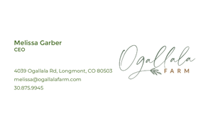Business Card Design by N_erd for Ogallala Farm, LLC | Design: #29790378