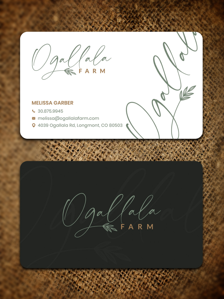 Diseño de Tarjeta de Presentación por Sandaruwan para Ogallala Farm, LLC | Diseño #29799173