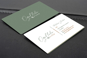 Business Card Design by Creative Moon Design