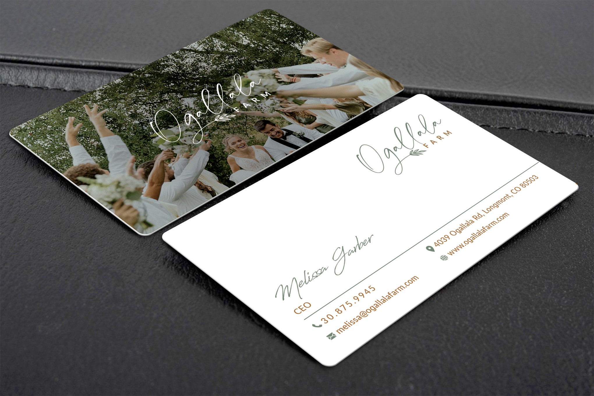 Business Card Design by Creative Moon Design for Ogallala Farm, LLC | Design #29788310