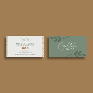 Business Card Design by Cerulean"