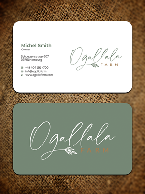 Diseño de Tarjeta de Presentación por Graphixpointt para Ogallala Farm, LLC | Diseño: #29787009