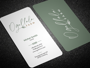 Diseño de Tarjeta de Presentación por Graphixpointt para Ogallala Farm, LLC | Diseño: #29787086