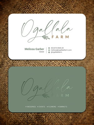Diseño de Tarjeta de Presentación por Graphixpointt para Ogallala Farm, LLC | Diseño: #29835796