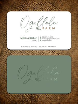 Diseño de Tarjeta de Presentación por Graphixpointt para Ogallala Farm, LLC | Diseño: #29835798