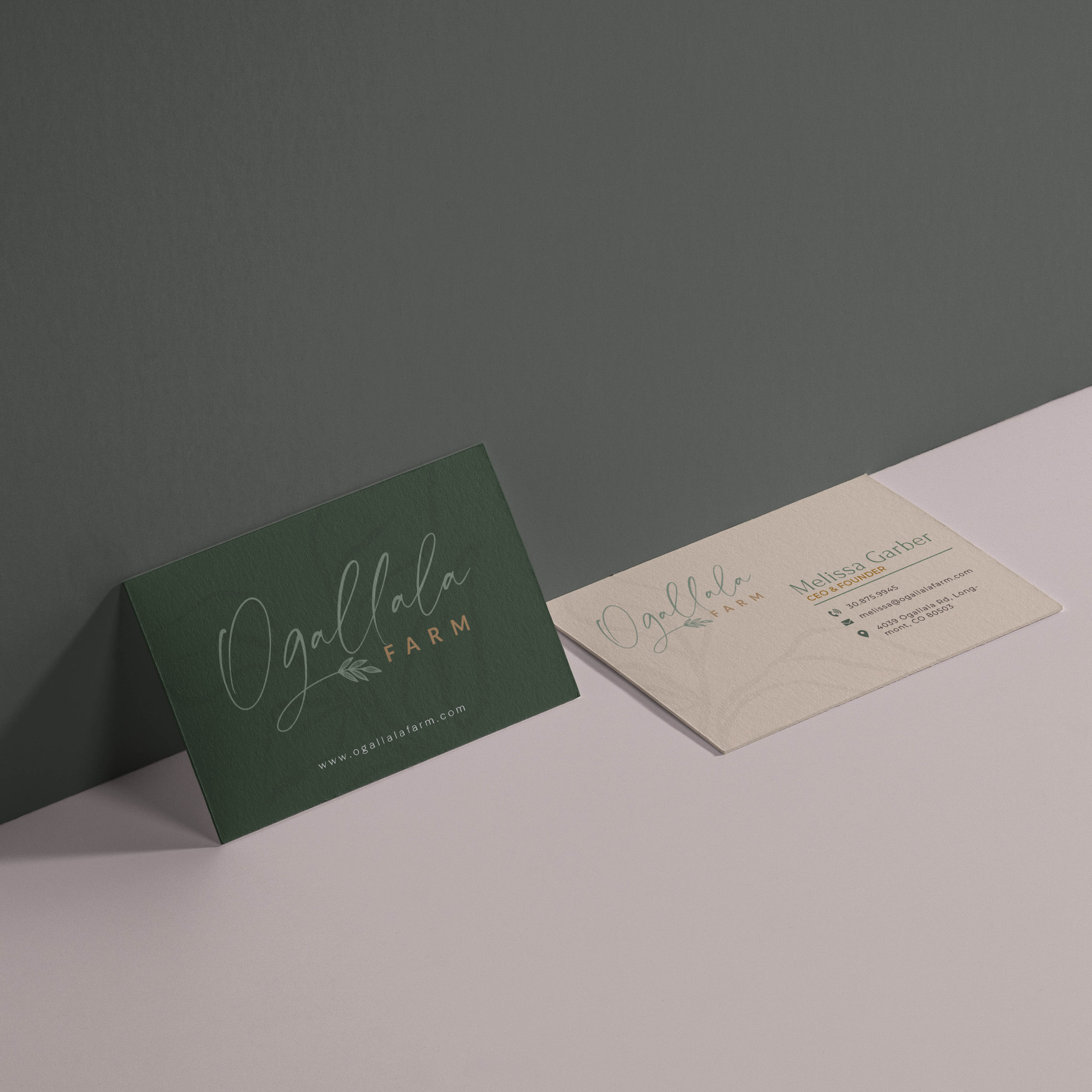 Diseño de Tarjeta de Presentación por AP Creatives para Ogallala Farm, LLC | Diseño #29788477